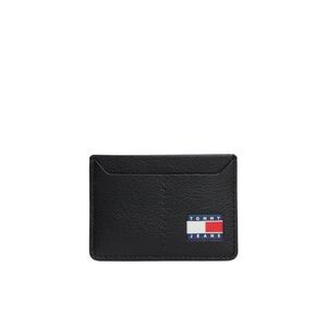 Tommy Hilfiger Jeans Black Leather Men's Cardholder